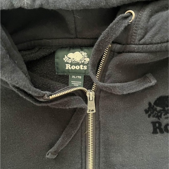Roots long hoodie sweater (XL) Black - Picture 4 of 4